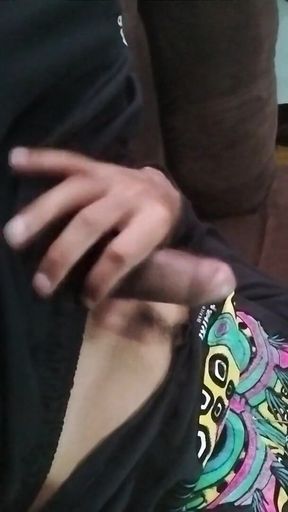 Young Man Masturbates Because He Wants to Feel Her Pleasure