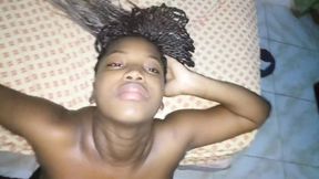 Dark Skinned Beauty Swallows and Sucks BBC Cum &mdash;  Then Gets Hard Fucked - Mastermeat1