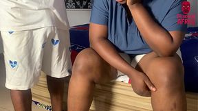 MARRIED AFRICAN WOMAN WAITED FOR HER HUSBAND TO LEAVE THE HOUSE TO GIVE HER PUSSY TO THE GATE MAN  PLEASE SUBSCRIBE TO RED