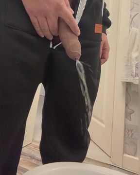 Me and My Big Dick Pissing, Do You Like See a Big Dick Pissing?