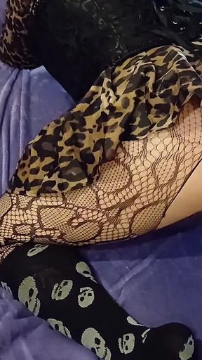Mistress Fucks Her Sissy with a Dildo