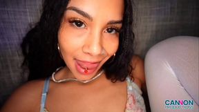 Ari Alectra Gorgeous Petite Fashion Model with Bubble Booty and Small Tits Grets Dicked Down