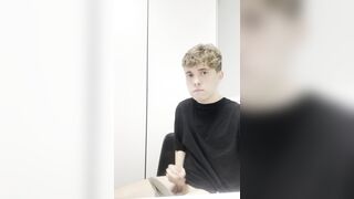 Youngster faps in a probe bedroom