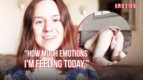 Cute German babe pleasuring her pussy with glass toy