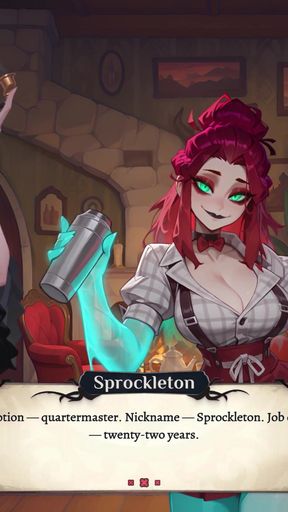 Busty Redhead Ghost Teen Gets Her Tight Little Pussy Fucked Hard And Creampied By Big Cock - Hotel Tales (Steam Game)   Clip 1