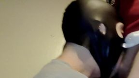 Amazing str8 huge cock skullfuck deep throat and swallow