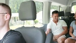 Str8Chaser.com - Jax Thirio & Cody Smith  blindfolded in car