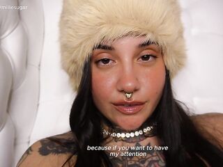 pendeja argentina caprichosa te humilla a vos, y a tu novia: por manicero y cornudo