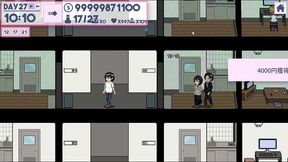 apartmentstory [pornplay hentai game] ep.4 this married woman is cheating while her husband is resting in the same room