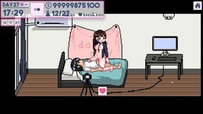 apartmentstory [pornplay hentai game] ep.4 this married woman is cheating while her husband is resting in the same room