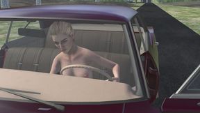 1967 Chevrolet Impala Cranking Template - Madison Naked and Barefoot 1080p