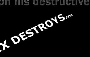 Sexy brunette raven bay gets destroyed