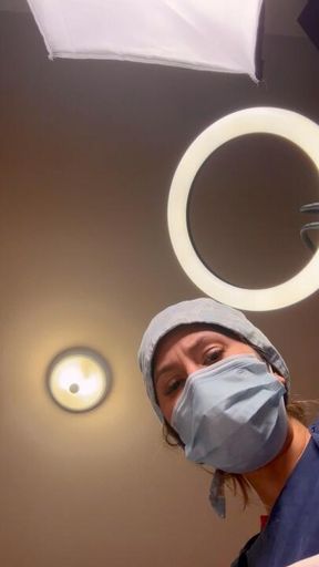 2 min VIDEO POV Dr. Luna performs CPR on you in full surgical PPE, did you make it? Cum find out!