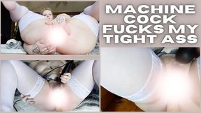 Machine Cock Fucks My Tight Ass - Dessa Cado - Anal - Fucking Machine - Amateur - Loud Moaning