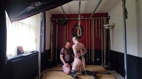 switchy shibari suspension with christian red (+ commentary)