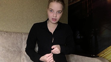 I love watching her getting naked and masturbating for me