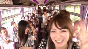 Wild Bus Orgy – Horny Japanese Babes Ride & Suck Cocks Nonstop