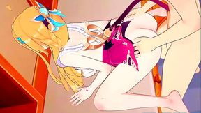 Escoffier wants Aether to taste her Pussy - Genshin Impact hentai