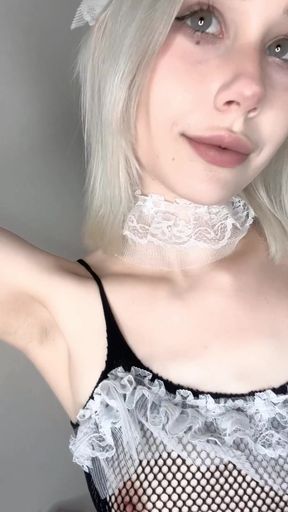 Hot wife in a stunning outfit gets fucked on camera