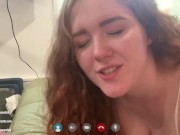 Secretly Cucking You With BBC Over FaceTime - Blowjob/Fuck/Facial - BustySeaWitch
