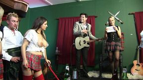 alexis may, katie kaliana and victoria rush in dp group sex scene