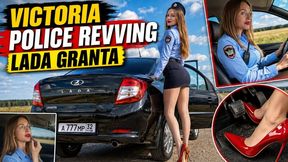 Vika police officer driving backward forward revving game 1080 full video 22 min