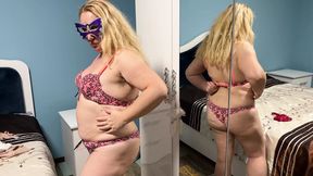 Zara exposes curvaceous body to horny&#x1F975; gaze after shedding silky lingerie secrets
