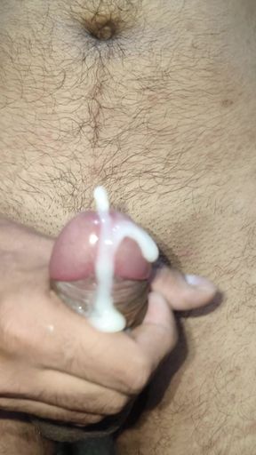 My first time ejaculation with huge cock.