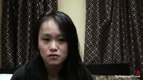 Pretty trainee gets wet and slutty for master