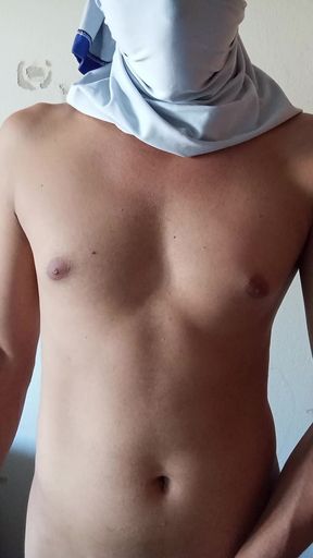 First Time Smelling Red Swim Trunks