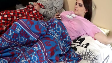 Submissive student takes control with strapon in bedroom domination