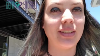 Boob Bouncing and Naughty Public Flashing