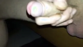 Amateur Handjob and Cumshot Compilation Outdoors