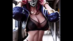 Akali'_s Sassy Dance (EXID - Ah Yeah) | LOL | 3D Dance | AI Generated | Uncensored Hentai