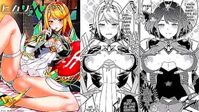 Lush Gamers Seduce Warriors in Hot Xenoblade XXX Fantasy Encounter