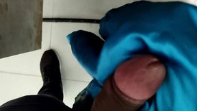Satin silk handjob porn - Satin blue lehnga rub on dick head (145)