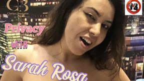 Sarah Rosa warms up her biggest tits for a friend