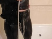 Shower(bath) in Leather by leatherbykarina