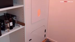 Married Straight Daddy at the Hole - He Let Me Handle His Thick Cock