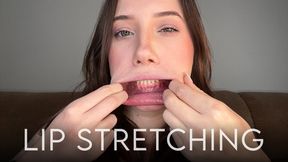 Extreme Lip Stretching