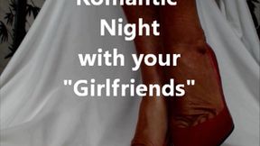 Foot Fetish Foot Piggy Romantic Night with your Girlfriends Goddess Natasha HD (WMV)