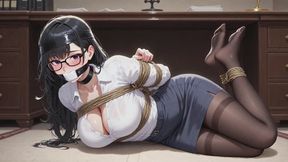 Bondage Fantasies #91: Secretary's Secret Hogtie Confession