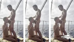 Twink 18+ Sucks Cock On Public Gay Cruise For Hot Outdoor Action