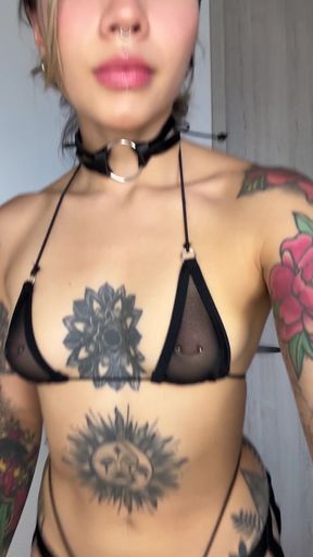 Striptease Strip Strap on Pornstar Doggystyle Stretching