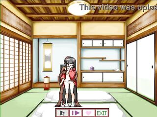 Sexy eighteen yo cutie comics having sex with a chap in her asian abode in erotic manga game