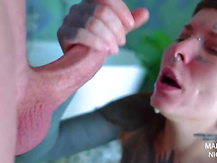 Marseline gives the greatest blowage with jellyfish! XXX!