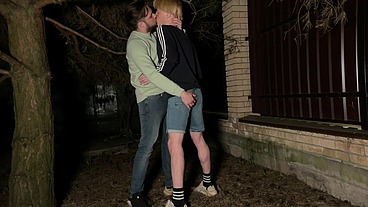 young twink fucked in the woods