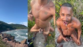 fudendo com o mexicano nos matos da praia de nudismo em floripa