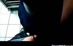 Hot female cop fucks on the job