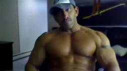 Big Muscular Daddy Jerking Off